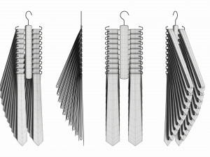 Store 20 Tie Hanger 3D 模型