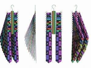 Store 20 Tie Hanger 3D Model