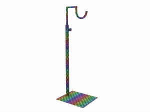 Store Adjustable Handbag Display Rack 3D Model
