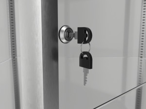 Store Corner Glass Showcase 3D Модель