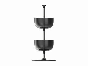 Store Counter Top 2-tier Spinning Bowl Display 3D Model