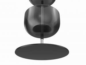 Store Counter Top 2-tier Spinning Bowl Display 3D Model