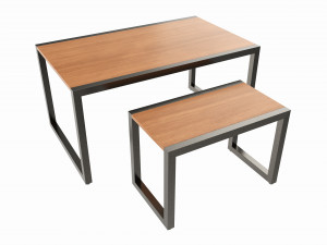 Store Display Nesting Tables 3D Model
