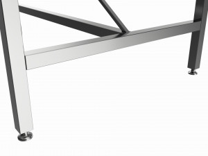 Store double bar rack 3D Модель