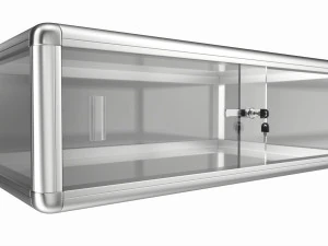 Store Flat Counter Top Glass Showcase 3D Model