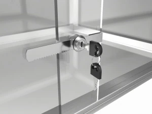 Store Flat Counter Top Glass Showcase 3D Model