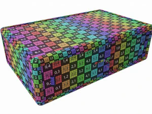 Store Flat Counter Top Glass Showcase 3D Model