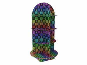 Store Glass Bullet Display with Base 3D Model