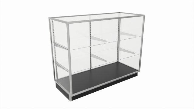 Store Glass Cabinet Showcase 3D मॉडल .c4d .max .obj .3ds .fbx .stl .blend 