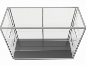 Store Glass Cabinet Showcase 3D मॉडल