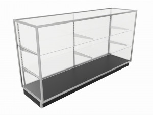 Store Glass Cabinet Showcase Large Modelo 3D