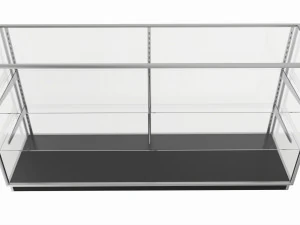 대형 유리 캐비닛 쇼케이스 저장 3D 모델