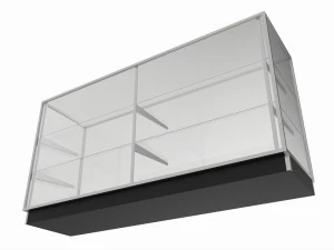 대형 유리 캐비닛 쇼케이스 저장 3D 모델