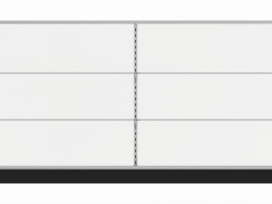 Store Glass Cabinet Showcase Large Modelo 3D