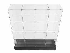 Store Glass Cube Display Shelf 3D Model