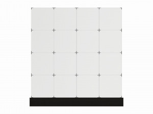 Store Glass Cube Display Shelf 3D Model