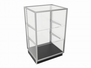 Store Glass Shelf Showcase Low 3D-Modell