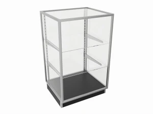 商店玻璃货架展示柜低 3D 模型