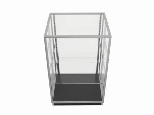 Vitrine d'&eacute;tag&egrave;re en verre de magasin basse Modèle 3D