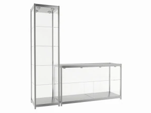 Vitrine de torre de vidro para loja Modelo 3D