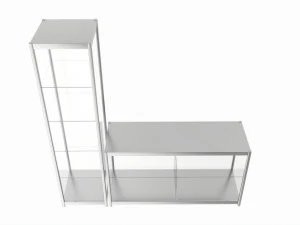 Vitrine de torre de vidro para loja Modelo 3D