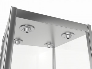Store Glass Tower Display Case Modelo 3D