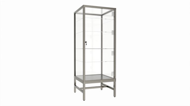 Store Glass Tower Showcase 3D-Modell .c4d .max .obj .3ds .fbx .stl .blend 