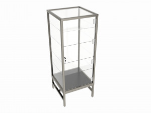 Store Glass Tower Showcase 3D-Modell