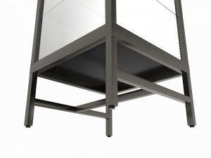 Store Glass Tower Showcase 3D-Modell