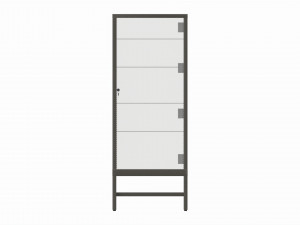 Store Glass Tower Showcase 3D-Modell