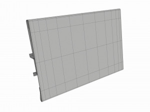 Store hinged flip up sign holder 3D Model