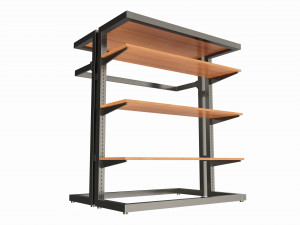 Store Island Merchandiser Display System Modello 3D
