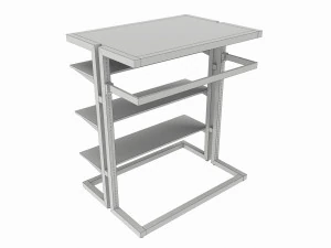 Store Island Merchandiser Display System 3D Model