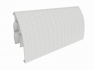 Store label holder for wire baskets and shelves 3D Model