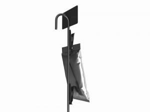 Store Merchandise Clip Hangers with Label Holder 3D Модель