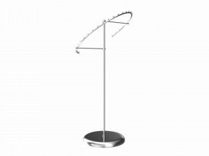 Store Metal Spiral Clothing Rack 3D Модель