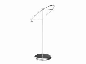 Store Metal Spiral Clothing Rack 3D Model