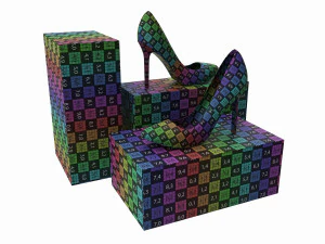 Store Mirror Shoe Display Stand 3D Model
