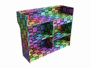 Store Register Checkout Counter Large 3D Model