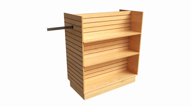 Store Shelf Rack Merchandiser 3D 模型 .c4d .max .obj .3ds .fbx .stl .blend 