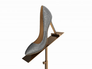 Store Shoe Riser Display Stand 3D मॉडल