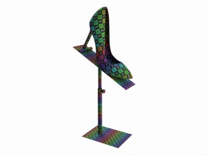 Store Shoe Riser Display Stand 3D मॉडल