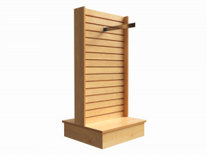 Store T-shaped 2-Way Merchandiser Modelo 3D