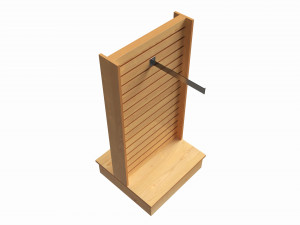 Store T-shaped 2-Way Merchandiser 3D-Modell