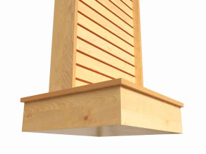 Store T-shaped 2-Way Merchandiser 3D Model