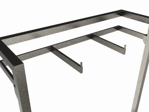 Store Wall Display Frame System 3D Model