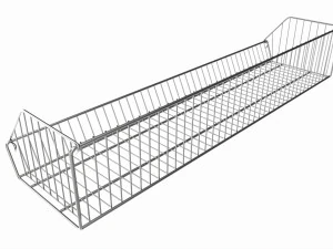 Store Wire Basket Shelf 3D Model