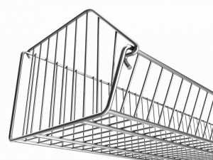 Store Wire Basket Shelf Model 3D
