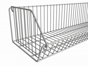 Store Wire Basket Shelf Model 3D