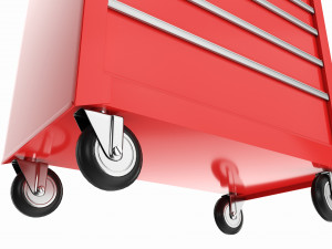 Toolbox cabinet trolley cart 3D-Modell